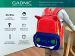 Mochila Escolar Hipopótamo Para Niños