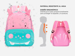 Mochila Escolar Hipopótamo Para Niños