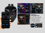 Mochila Para Moto Gadnic Pantalla Led Porta Casco Semi Rígida