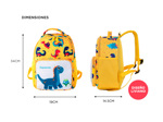 Mochila Escolar de Dinosaurio Gadnic Para Niños Colegio