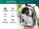 Mochila Transportadora de Mascotas Gadnic Capsula Acrilico 360