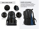 Mochila para Viajes Gadnic 50 litros