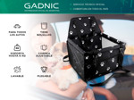 Mochila de Transporte para Mascotas Gadnic Para Auto Seguridad