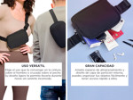 Riñonera Unisex Gadnic Impermeable con Correa Ajustable