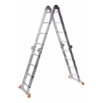 Escalera De Aluminio Lusqtoff Plegable Multiproposito LE400