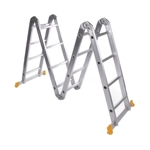 Escalera De Aluminio Lusqtoff Plegable Multiproposito LE400