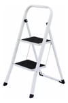 Escalera Metálica Plegable De 2 Escalones Antideslizante