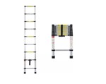 Escalera Smart Kassel Telescopica Recta 2.6 Mts Aluminio