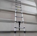 Escalera Smart Kassel Telescopica Recta 2.6 Mts Aluminio