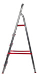 Escalera De Aluminio Lusqtoff Esl166-75 5 Escalones Multiuso