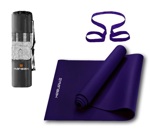 Colchoneta Mat Yoga Caucho Nbr 10mm Ranbak 732 Bolso+correa VIOLETA
