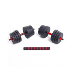 Kit Funcional Randers Mancuernas + Barra 25Kg