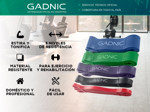 Bandas Elásticas Gadnic Kit x5 Isométricas 5 Intensidades Super Resistentes