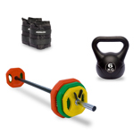 Kit/Combo Athletic de entrenamiento pesas