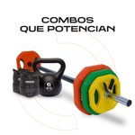 Kit/Combo Athletic de entrenamiento pesas