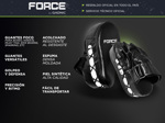 Guantes Foco Boxeo Gadnic Manoplas Curvo Profesional