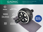 Rueda Abdominales Gadnic Fit Ab Wheel Ancha Resistente + Matt Para Rodillas