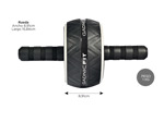 Rueda Abdominales Gadnic Fit Ab Wheel Ancha Resistente + Matt Para Rodillas