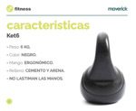 Pesa Rusa Maverick Ket6 6kg Pvc Kettlebell Fit0602