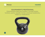 Pesa Rusa Maverick Ket6 6kg Pvc Kettlebell Fit0602