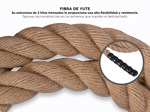 Soga De Trepar Yute Crossfit 38mm 4,5 Metros