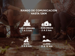 Handy Baofeng UV-5R Kit x2 Bi-Banda 8w c/ Funda Hasta 12km + 4 Baterías y 2 Manos Libres