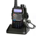 Handy Baofeng UV-5RA Bi-Banda 5w 128CH Hasta 10km + 2 Baterías y Manos Libres