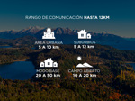 Handy Baofeng UV-82 10w Bi-Banda 128CH Hasta 20km + 2 Baterías y Manos Libres