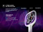 Raqueta Paleta Gadnic Mata Mosquitos Moscas Recargable Usb