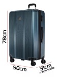 Set de Valijas Rígido Wander Lust 18,20,24,28" Con Ruedas