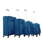 Set valijas Wander Lust Azul Marino 18" 20" 24" 28" x4 Ruedas giratorias