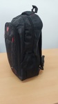 Mochila Porta notebook  16 pulgadas Bolsillo Superior ( Vivos Rojos ) Color Negro