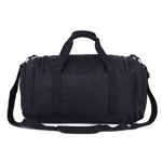 Bolso Wander Lust  Con Cintas Estampadas y Logo Negro Grande