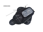 Bolso De Tanque Para Moto Gadnic TB500-S Magnético Con Compartimento Para Celular