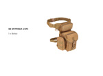 Bolso Muslera Riñonera Gadnic RN06 Táctico Impermeable