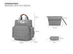 Mochila Bolso Múltiples Compartimentos
