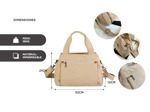 Cartera Bandolera De Mujer South Port Bolso de Hombro