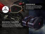 Alforjas Rígidas Impermeables y Expandibles MENAT MB-016 Para Moto