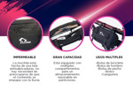 Riñonera Táctica Ideal Para Moto Bici Cucyma CB-Z2206 Impermeable Múltiples Enganches