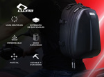 Bolso Trasero Para Moto Cucyma CB-1901 Mochila Porta Casco Semi Rígido Impermeable