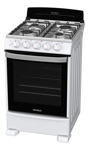 Cocina A Gas 55 Cm Blanca Patrick Cp6855ab