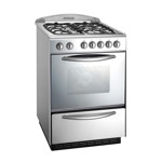 Cocina Domec CXCLTSV Reflex, 60 cms, luz, enc, autolimpiante, spiedo, ac inox espejada