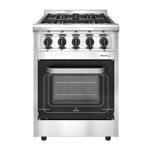 COCINA MORELLI COUNTRY 600 (18027) - 60CM ACINOXESMPTA VIDRIO REJENLOZ