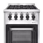 COCINA MORELLI COUNTRY 600 (18027) - 60CM ACINOXESMPTA VIDRIO REJENLOZ