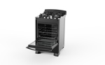 Cocina Multigas 56 cm Atma Negra CCM056N