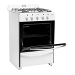 Cocina Escorial Master Classic Gas Natural 4 Hornallas Visor
