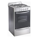 Cocina Multigas Domec Cxav 50cm 4 Hornallas Acero Inoxidable