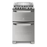 Cocina Doble Horno Electrolux 56 cm 56DXQ Color Inoxidable