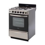 COCINA WHIRLPOOL WFX57DW - 56CM INOX GRILL LUZ