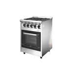 COCINA MORELLI FORZA 600 - VISOR 60CM ACINOX REJAS VITRIF ENC ELECT V TEMPLADO (18027-P)